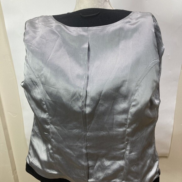 Womens Tirol Austria Jacket Trachten Loden Walk  100% Wool Black‎ Linded Size L - Picture 8 of 11